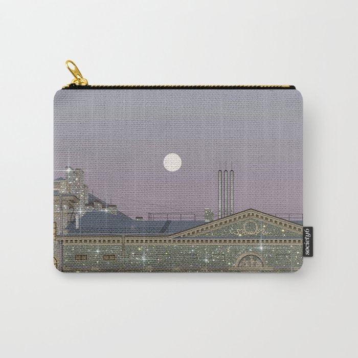 Beautiful sunset in town | sky | bling | diamonds | glitter | sparkle | city | architecture Carry All Pouch Gallery Image 1