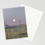 Beautiful sunset in town | sky | bling | diamonds | glitter | sparkle | city | architecture Stationery Card Gallery Image 2