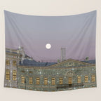 Beautiful sunset in town | sky | bling | diamonds | glitter | sparkle | city | architecture Wall Tapestry Gallery Image 4