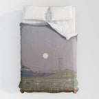 Beautiful sunset in town | sky | bling | diamonds | glitter | sparkle | city | architecture Comforter Gallery Image 6