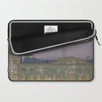 Beautiful sunset in town | sky | bling | diamonds | glitter | sparkle | city | architecture Laptop Sleeve Gallery Image 2