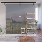 Beautiful sunset in town | sky | bling | diamonds | glitter | sparkle | city | architecture Wall Mural Gallery Image 1