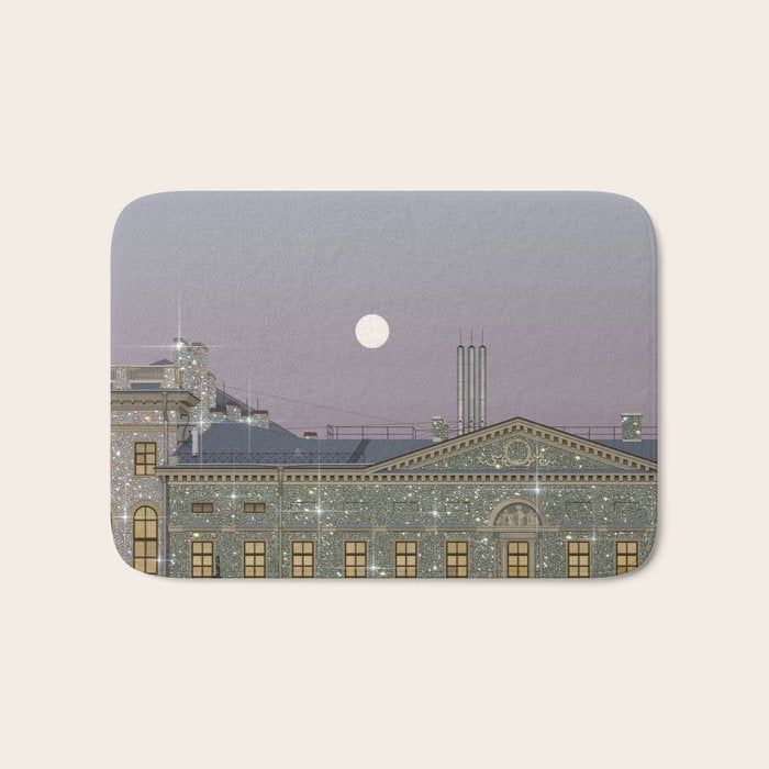 Beautiful sunset in town | sky | bling | diamonds | glitter | sparkle | city | architecture Bath Mat Gallery Image 1