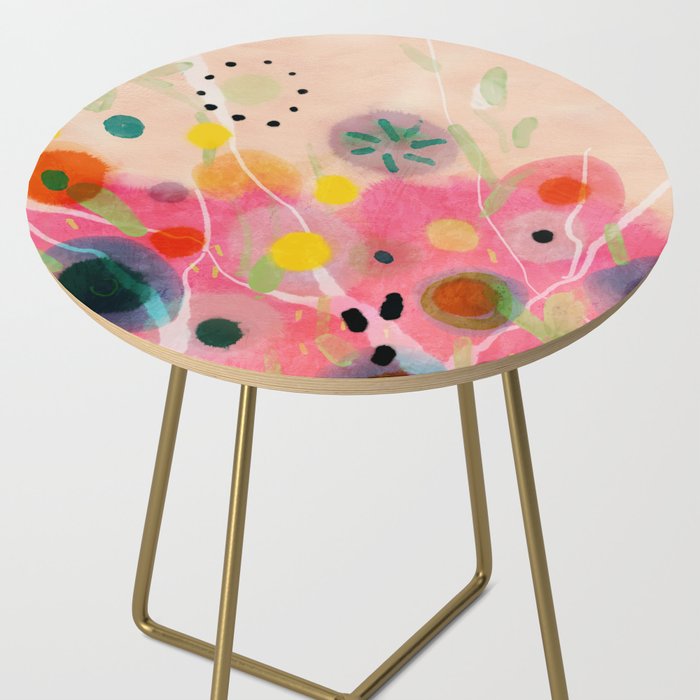 floral power abstract Side Table Gallery Image 2