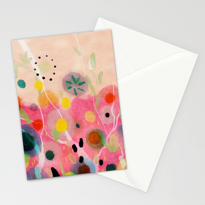 floral power abstract Stationery Card Gallery Image 2