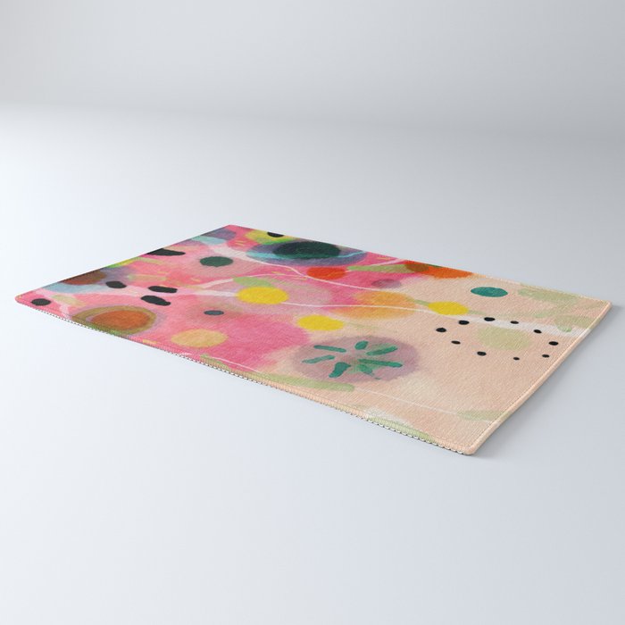 floral power abstract Rug Gallery Image 3