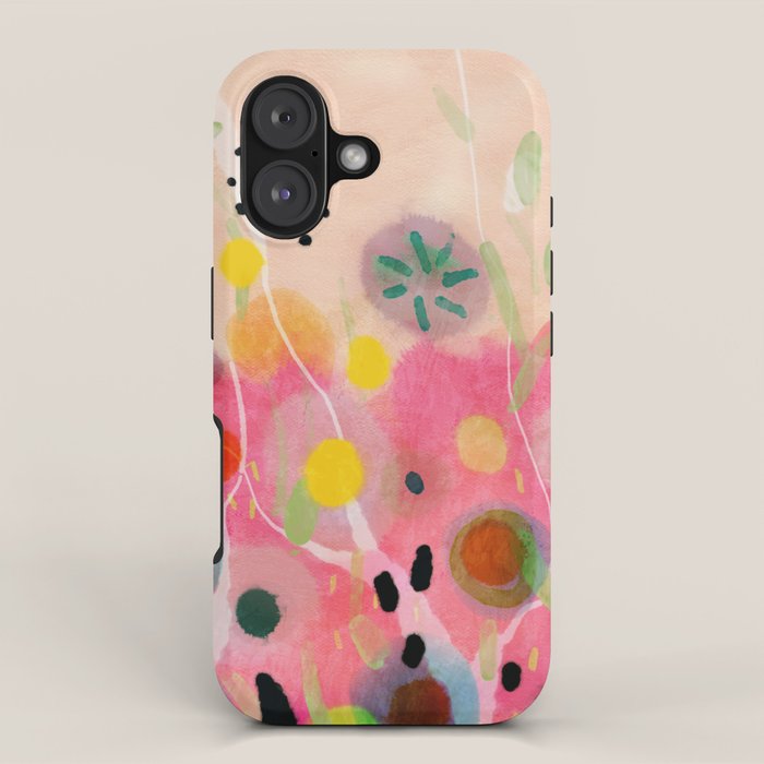 floral power abstract iPhone Case Gallery Image 1