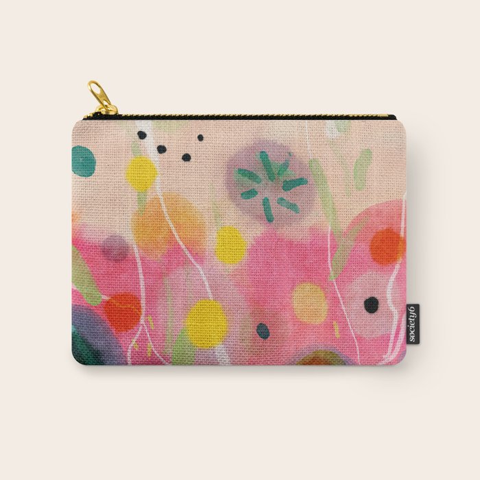 floral power abstract Carry All Pouch Gallery Image 1