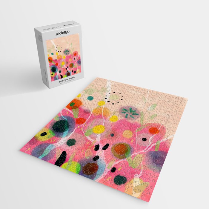 floral power abstract Jigsaw Puzzle Gallery Image 2