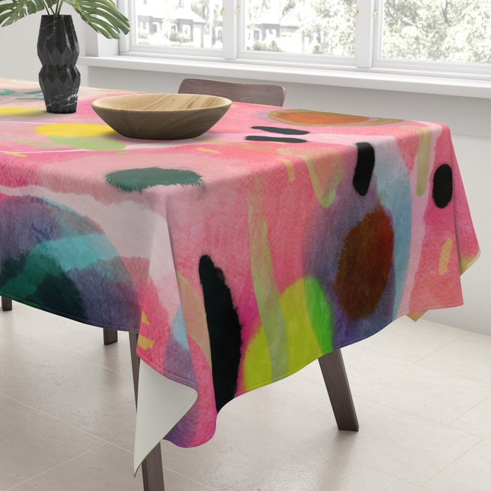 floral power abstract Tablecloth Gallery Image 3