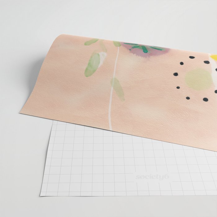 floral power abstract Wrapping Paper Gallery Image 2