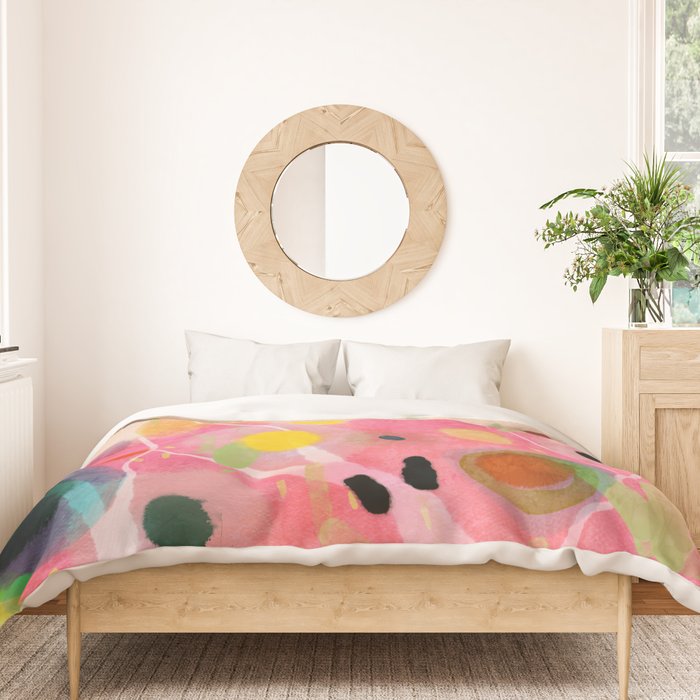 floral power abstract Duvet Cover Gallery Image 3