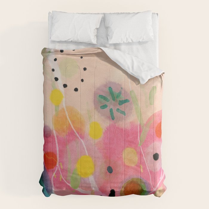 floral power abstract Comforter Gallery Image 6