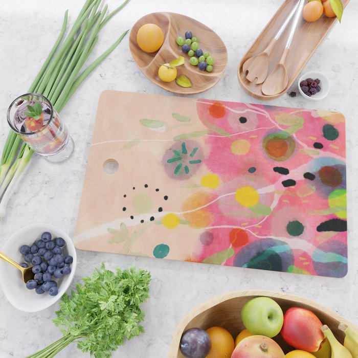 floral power abstract Cutting Board Gallery Image 2