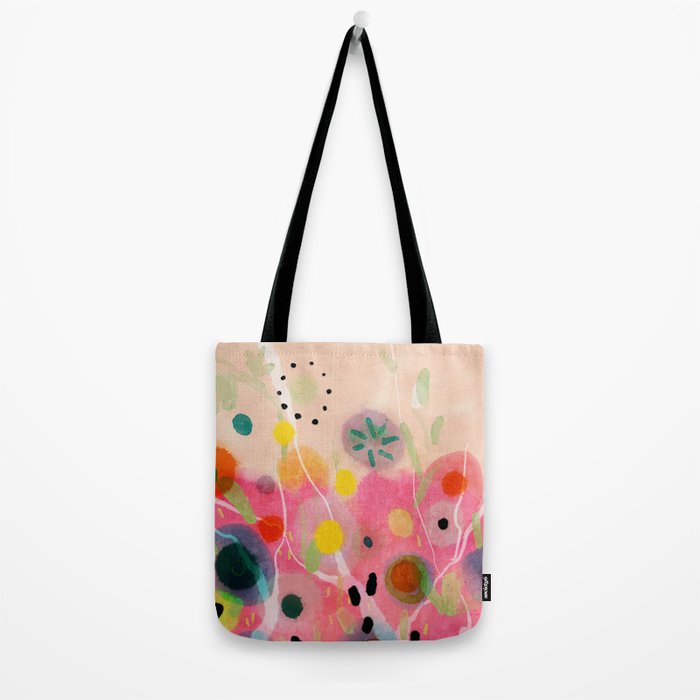 floral power abstract Tote Bag Gallery Image 2