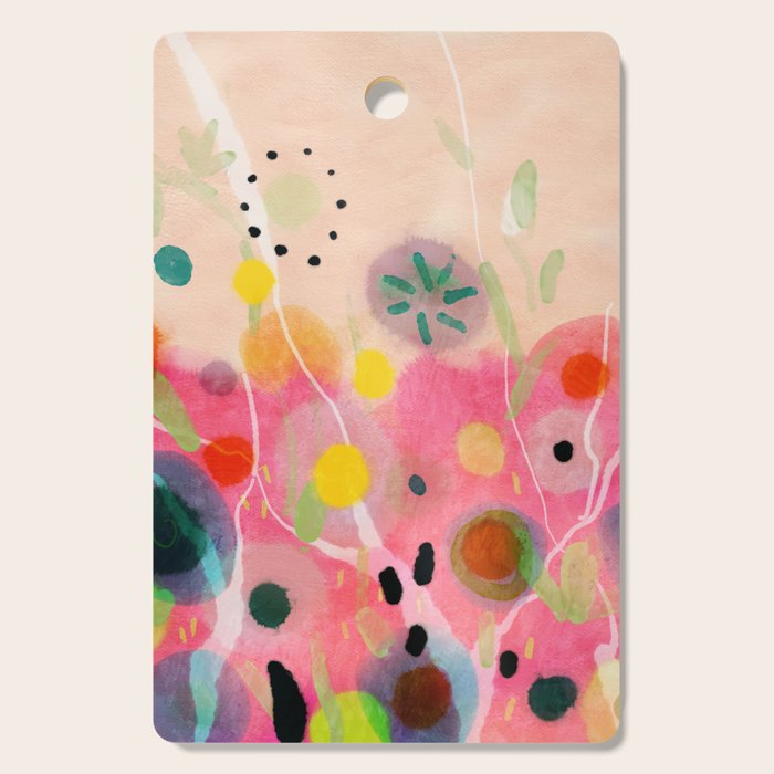 floral power abstract Cutting Board Gallery Image 1