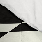 Abstract Composition in Black and White Comforter Gallery Image 4