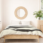 Abstract Composition in Black and White Duvet Cover Gallery Image 3
