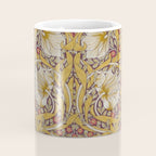 William Morris Vintage Pimpernel Golden Mustard Coffee Mug Gallery Image 4