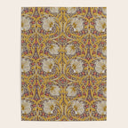 William Morris Vintage Pimpernel Golden Mustard Poster Gallery Image 4