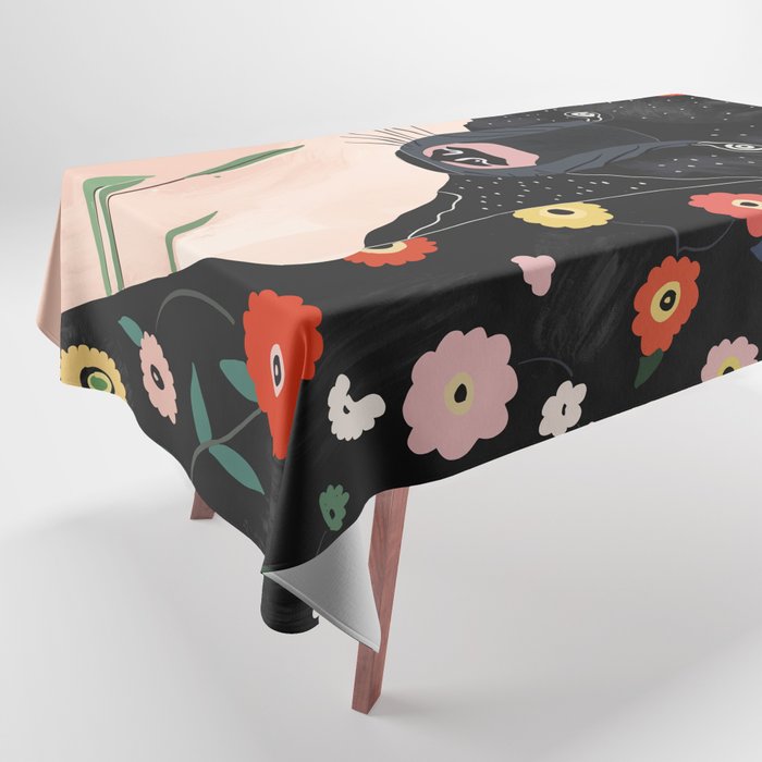Floral Bear Tablecloth Gallery Image 1