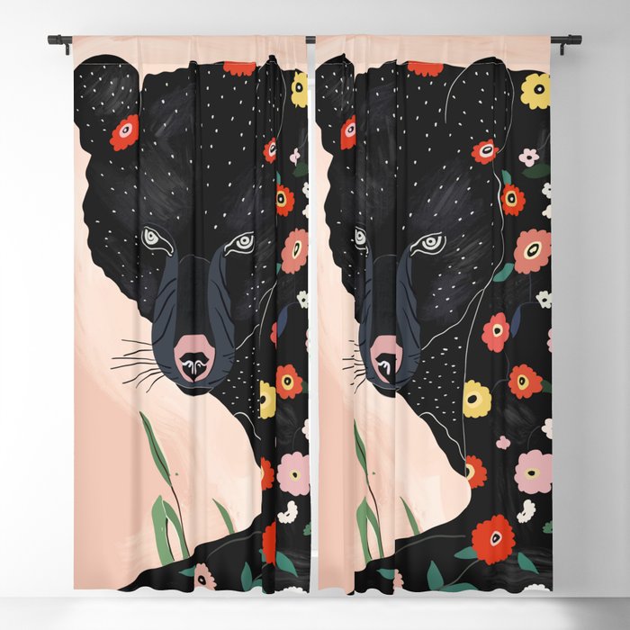 Floral Bear Window Curtain Gallery Image 5