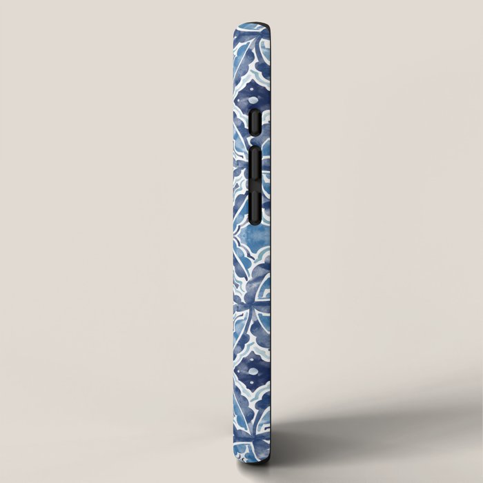 Moroccan Vibes Indigo C iPhone Case Gallery Image 2