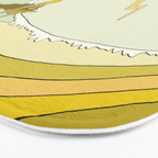 the spirit of aloha rell sunn 70s surf // retro surf art by surfy birdy Bath Mat Gallery Image 3