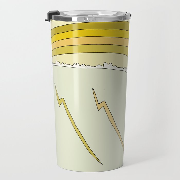 the spirit of aloha rell sunn 70s surf // retro surf art by surfy birdy Travel Mug Gallery Image 3