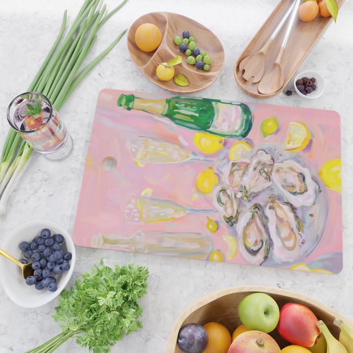 Oysters and Champagne Celebration Cutting Board Gallery Image 2