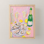 Oysters and Champagne Celebration Mini Art Print Gallery Image 1