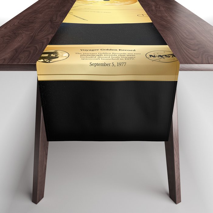 Voyager 1 Golden Record #1 Table Runner Gallery Image 1