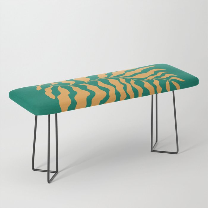 JAZZ FERNS 02 | Tropical Green & Casablanca Matisse Edition Bench Gallery Image 1