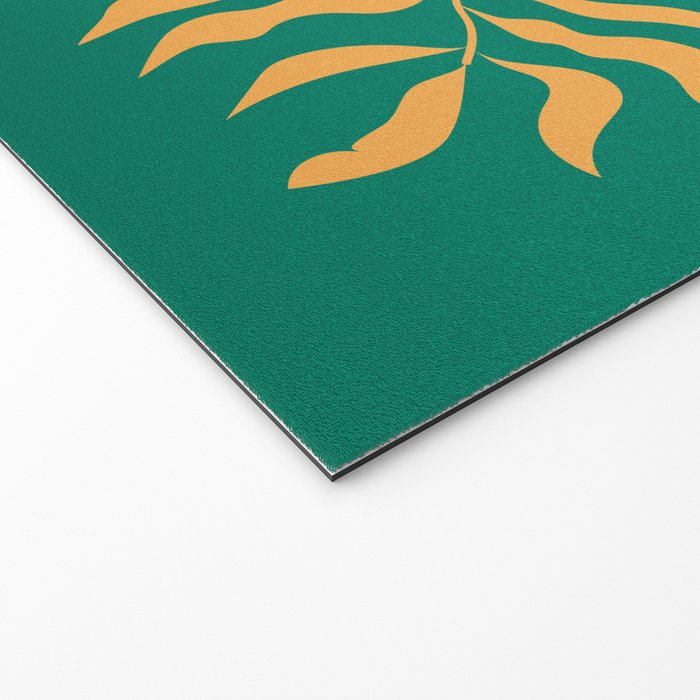 JAZZ FERNS 02 | Tropical Green & Casablanca Matisse Edition Welcome Mat Gallery Image 2
