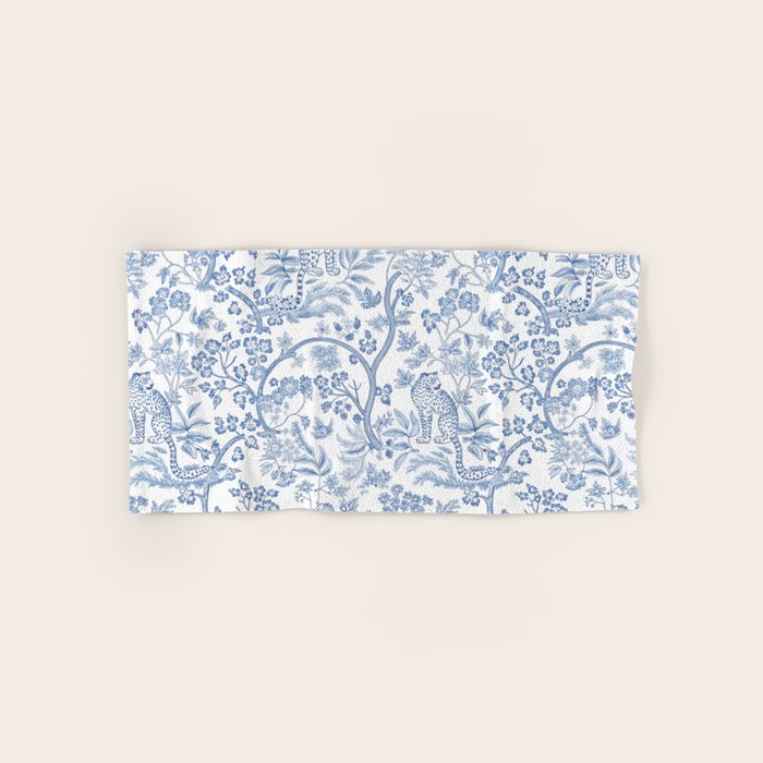 Cheetah Chinoiserie  Bath Towel Gallery Image 1