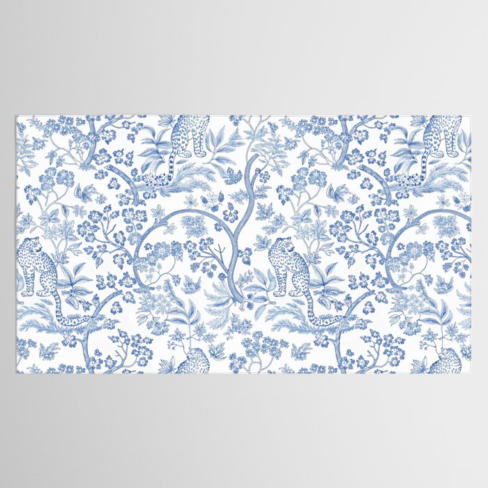 Cheetah Chinoiserie  Tablecloth Gallery Image 2