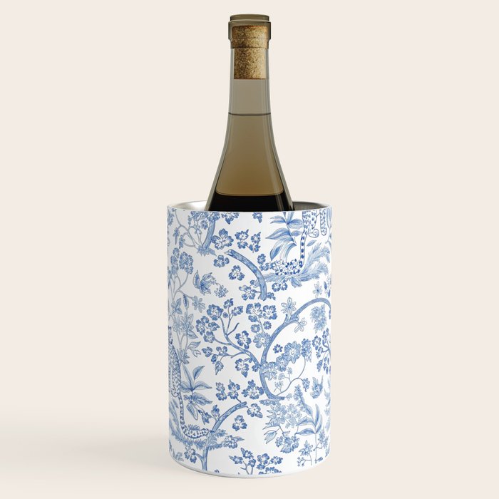 Cheetah Chinoiserie  Wine Chiller Gallery Image 2