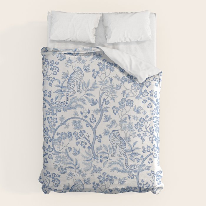 Cheetah Chinoiserie  Duvet Cover Gallery Image 6