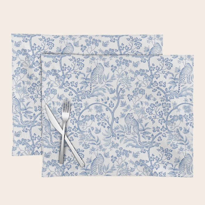 Cheetah Chinoiserie  Placemat Gallery Image 1