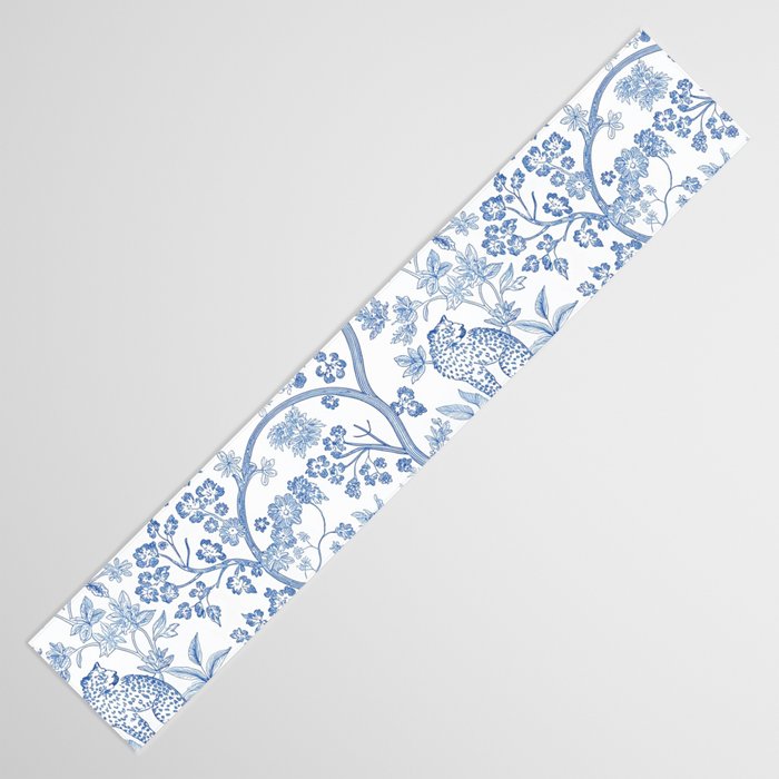 Cheetah Chinoiserie  Table Runner Gallery Image 3