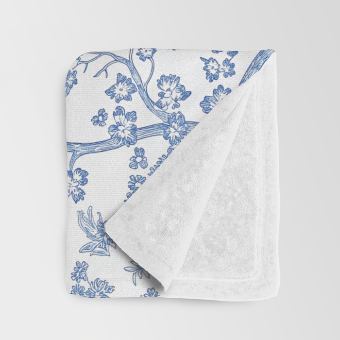 Cheetah Chinoiserie  Throw Blanket Gallery Image 3
