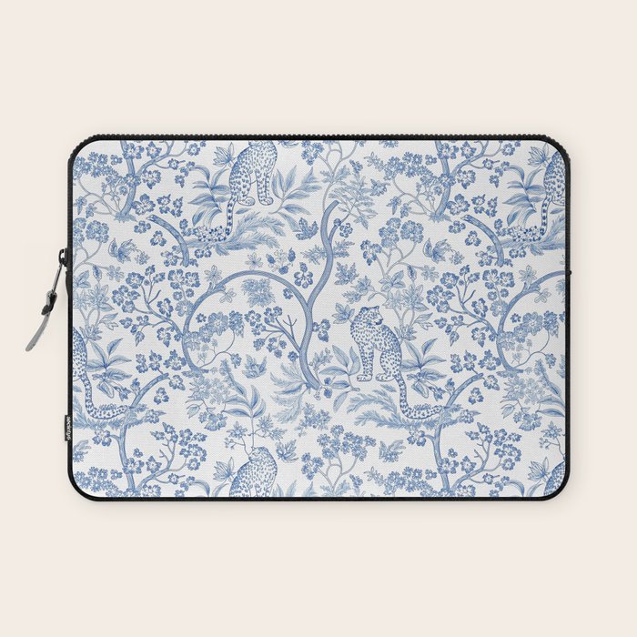 Cheetah Chinoiserie  Laptop Sleeve Gallery Image 1