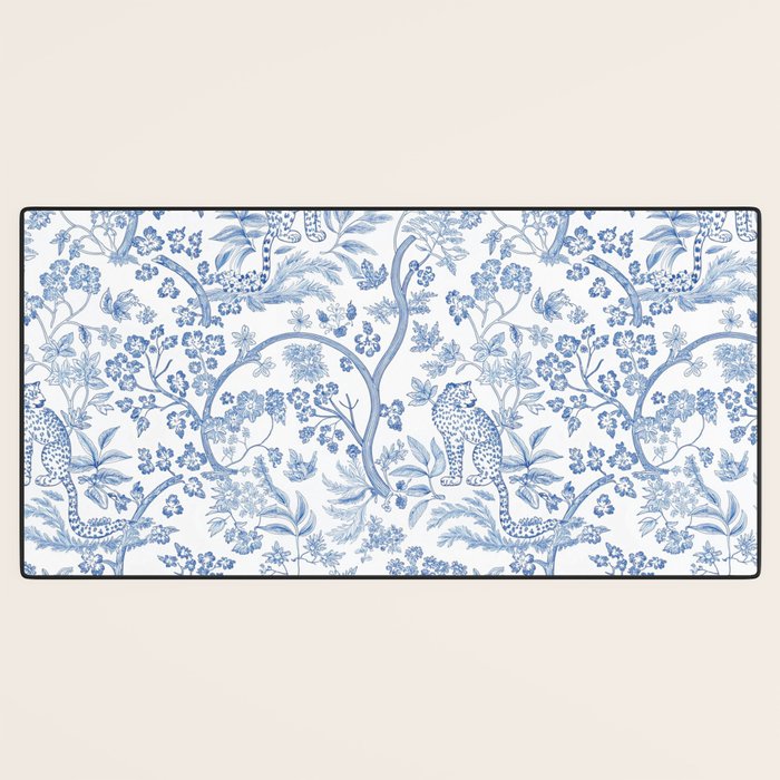 Cheetah Chinoiserie  Desk Mat Gallery Image 3