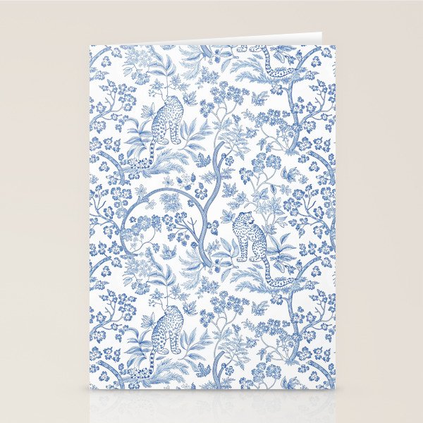 Cheetah Chinoiserie  Stationery Card Gallery Image 2