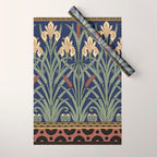William Morris Iris Art Wrapping Paper Gallery Image 1