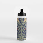 William Morris Iris Art Water Bottle Gallery Image 2