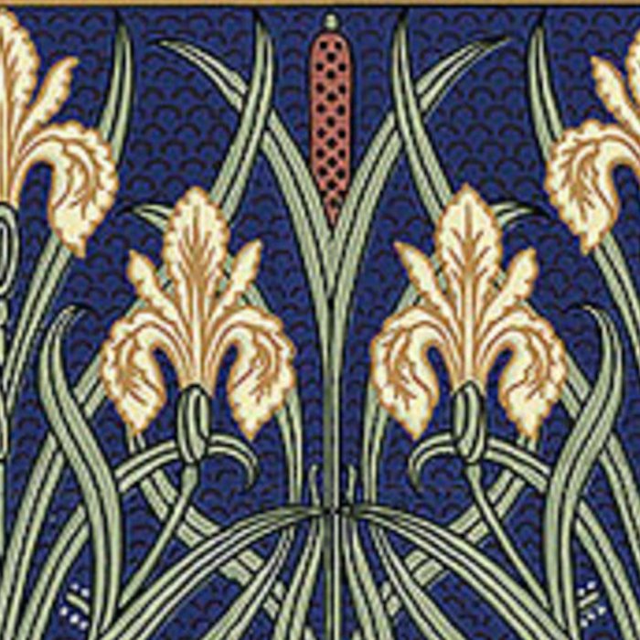 William Morris Iris Art Coffee Mug Gallery Image 2