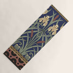 William Morris Iris Art Yoga Mat Gallery Image 1