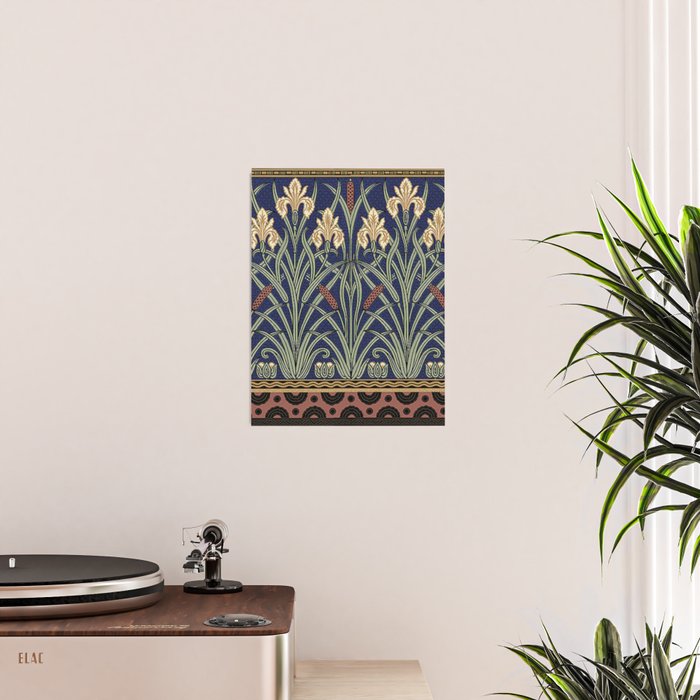 William Morris Iris Art Poster Gallery Image 2