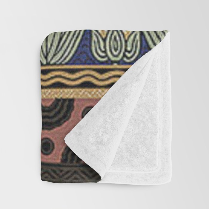 William Morris Iris Art Throw Blanket Gallery Image 3